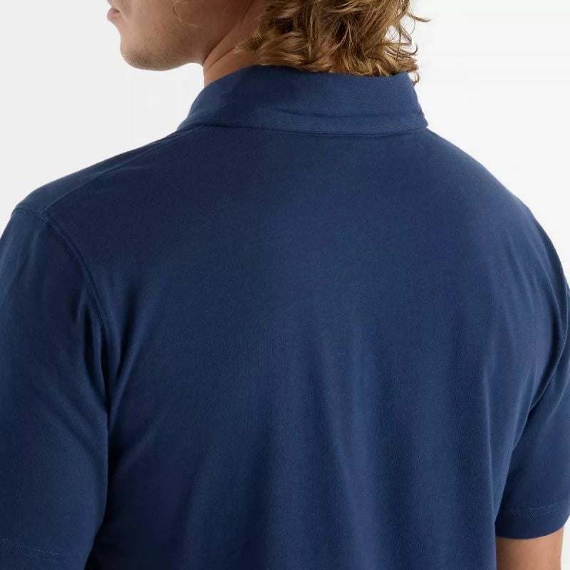 Maicë polo për meshkuj New Balance, navy blue