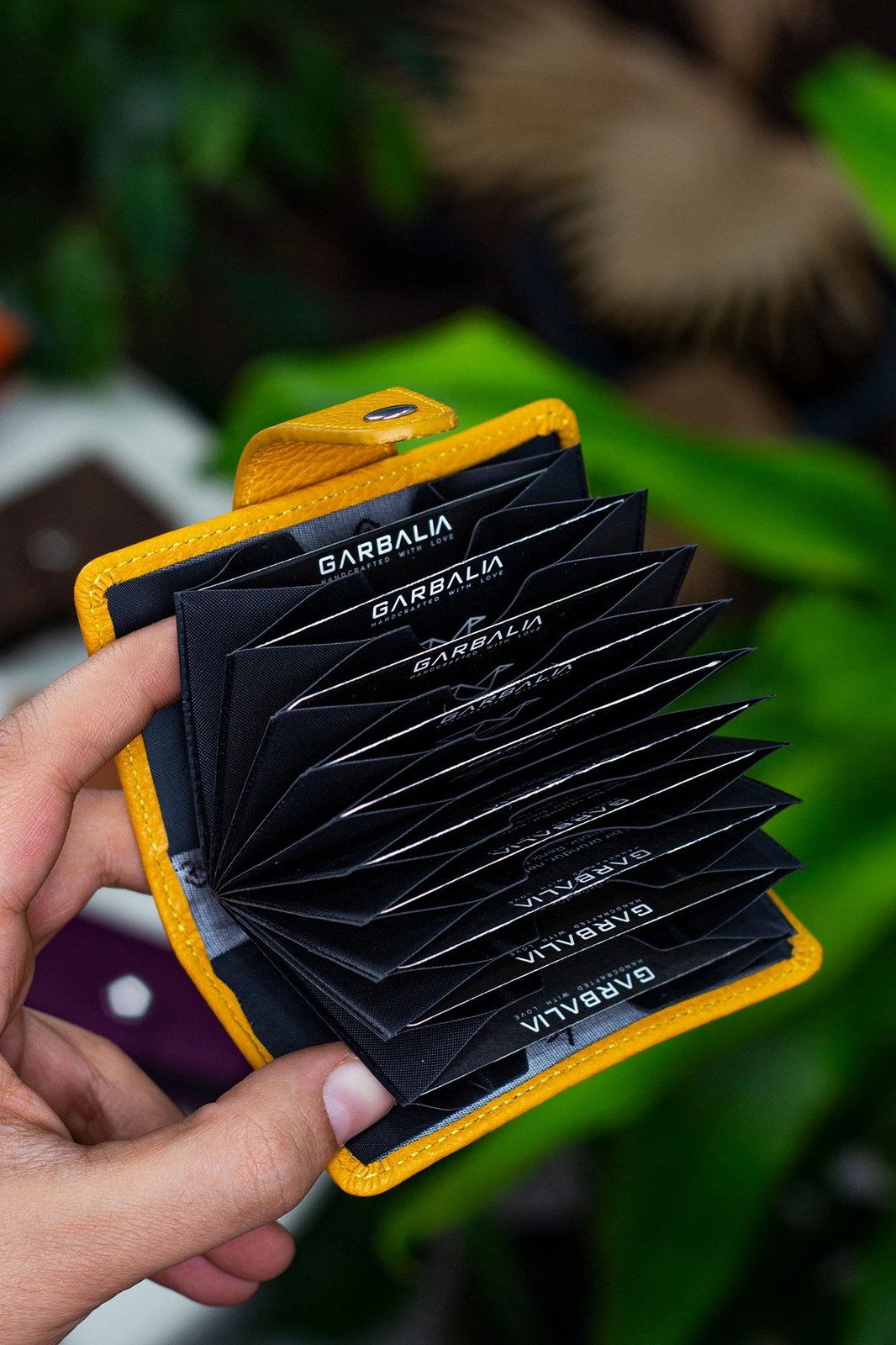 Mbajtës kartelash Zoozie Bags, Adanus, ngjyrë mustard