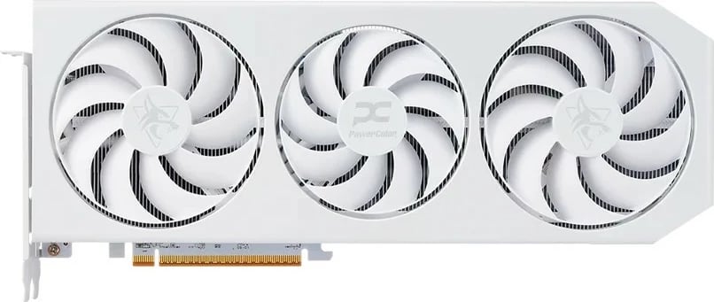 Kartelë grafike PowerColor Hellhound Radeon RX 9070 XT, 16 GB, GDDR6, e bardhë