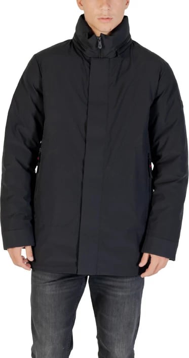 Jakne Peuterey për meshkuj, e zezë