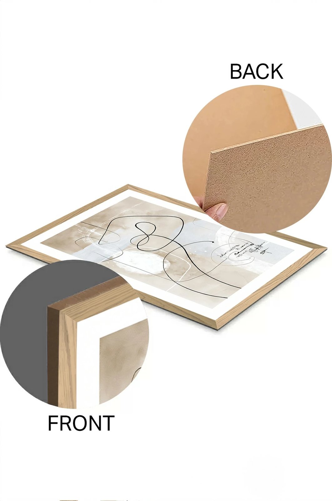 Pikturë dekorative murale Wallity, Tekhammdf13, shumëngjyrëshe, 33x48cm