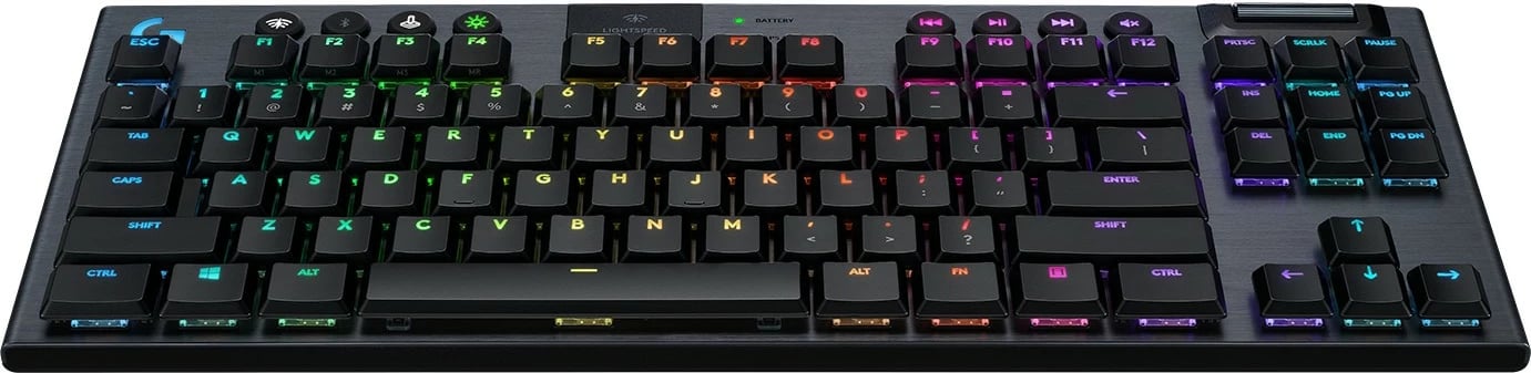 Tastierë mekanike Logitech G G915 TKL, RGB, Wireless, USB, QWERTZ, Carbon