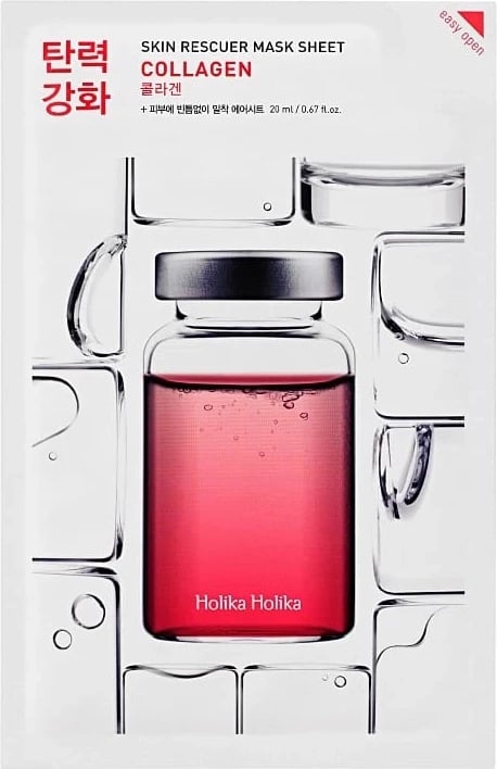 Maskë fytyre për femra HOLIKA HOLIKA Skin Rescuer Mask Sheet Collagen Lifting, 1 copë