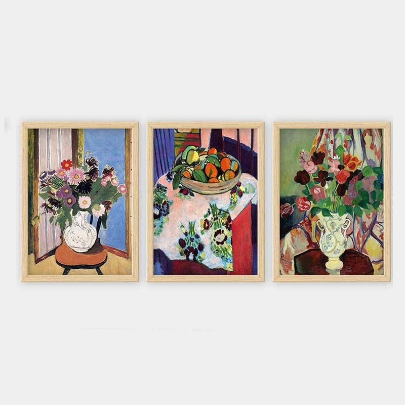 Pikturë dekorative me kornizë (3 copë), Wallity, 3NTC_UN0332494_5575