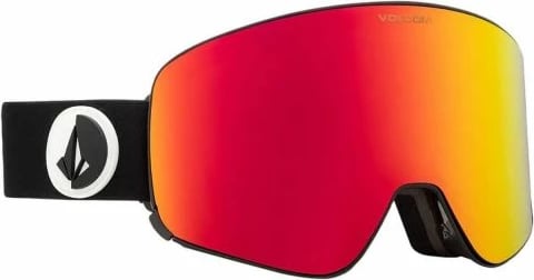 Syze për ski Volcom, unisex, të zeza/kuqe