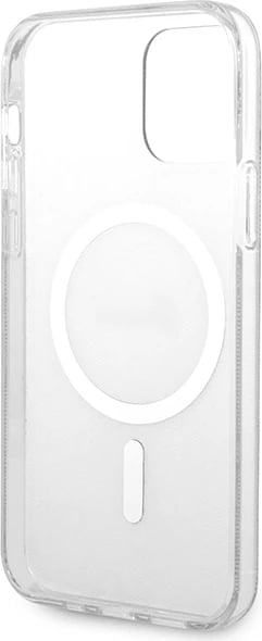 Set mbështjellës Guess GUBPP12MH4EACSK me karikues wireless për iPhone 12/12 Pro, MagSafe, zi