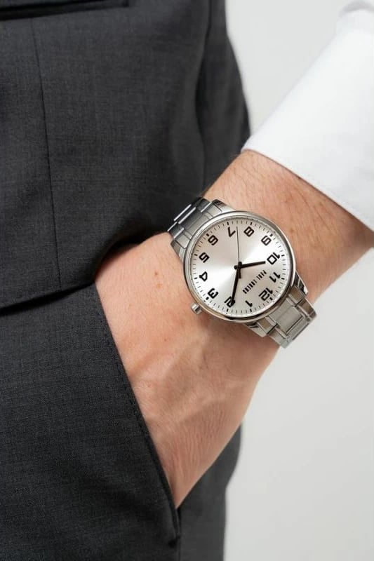 Orë dore për meshkuj Paul Lorens, argjend