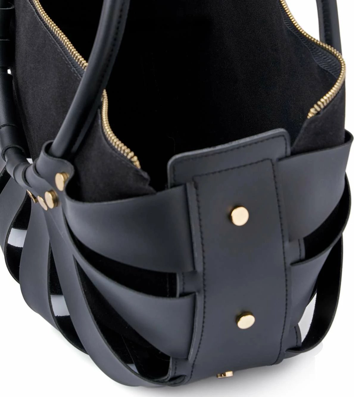 Çantë shpatullës Lucky Bees, Ingrid, e zezë