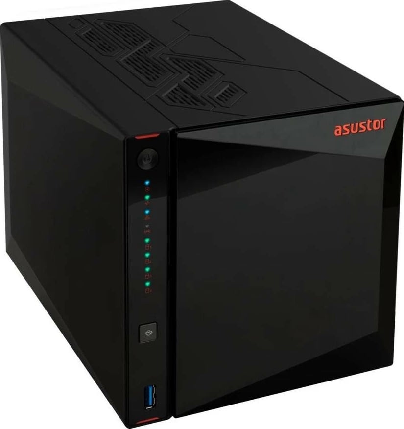 NAS Asustor AS5404T, 4GB RAM, 8 disqe, HDMI, USB 3.2