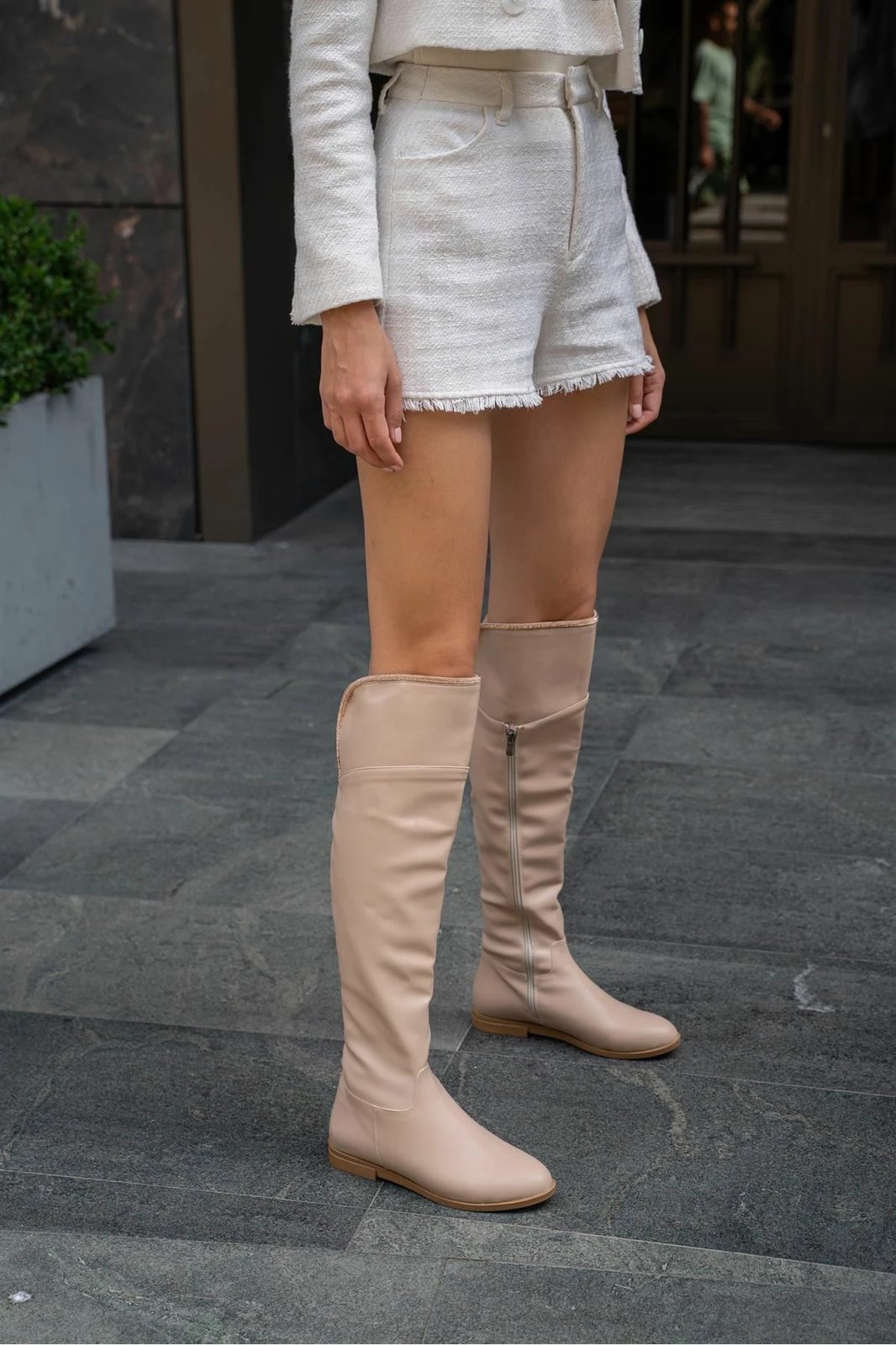 Çizme për gra, ngjyrë mink, Jumeon MK1350123KR20-003