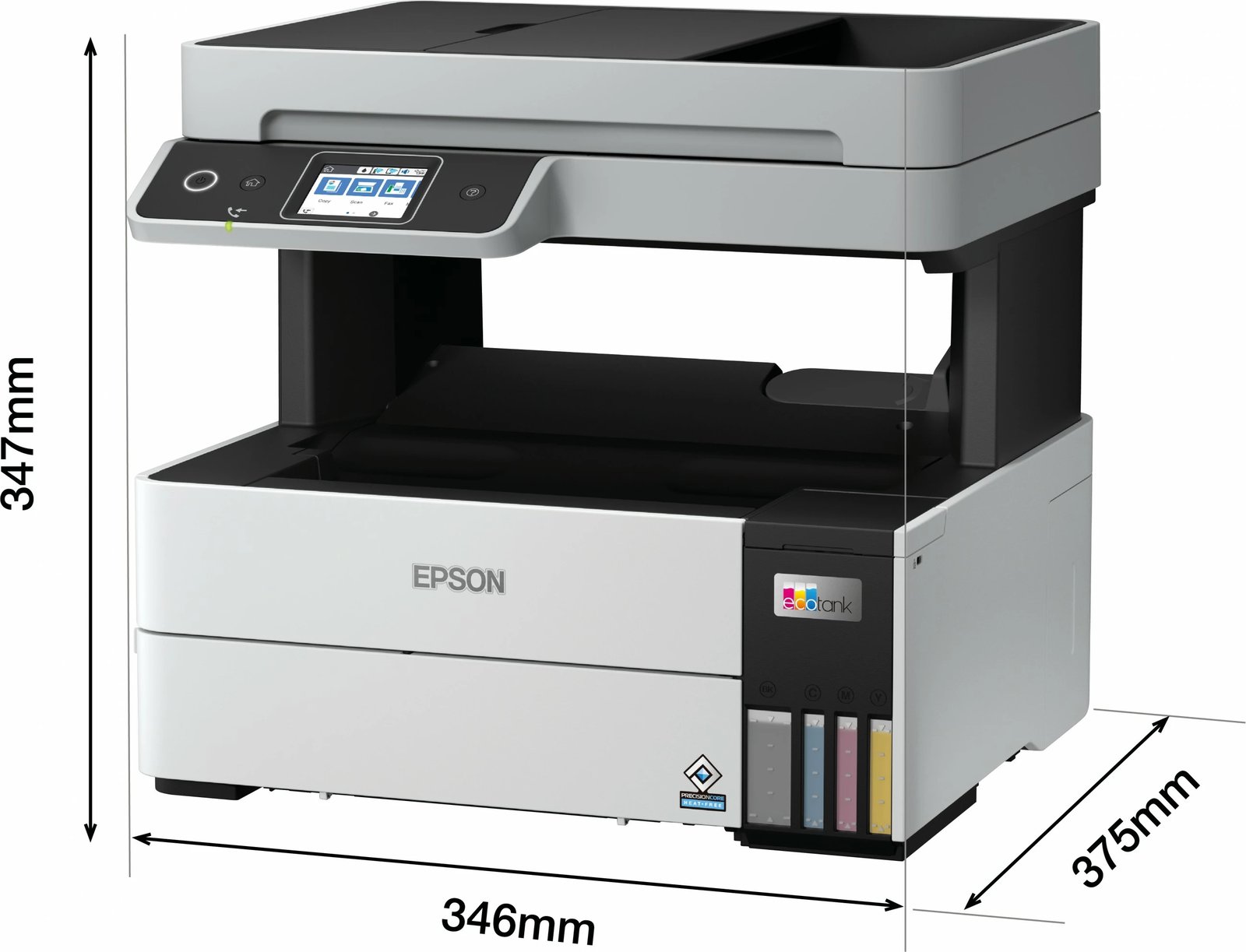 Printer multifunksional Epson EcoTank ET-5170, ngjyra, A4, Wi-Fi, ekran LCD, zi/bardhë Printer multifunksional Epson EcoTank ET-5170, ngjyra, A4, Wi-Fi, ekran LCD, zi/bardhë