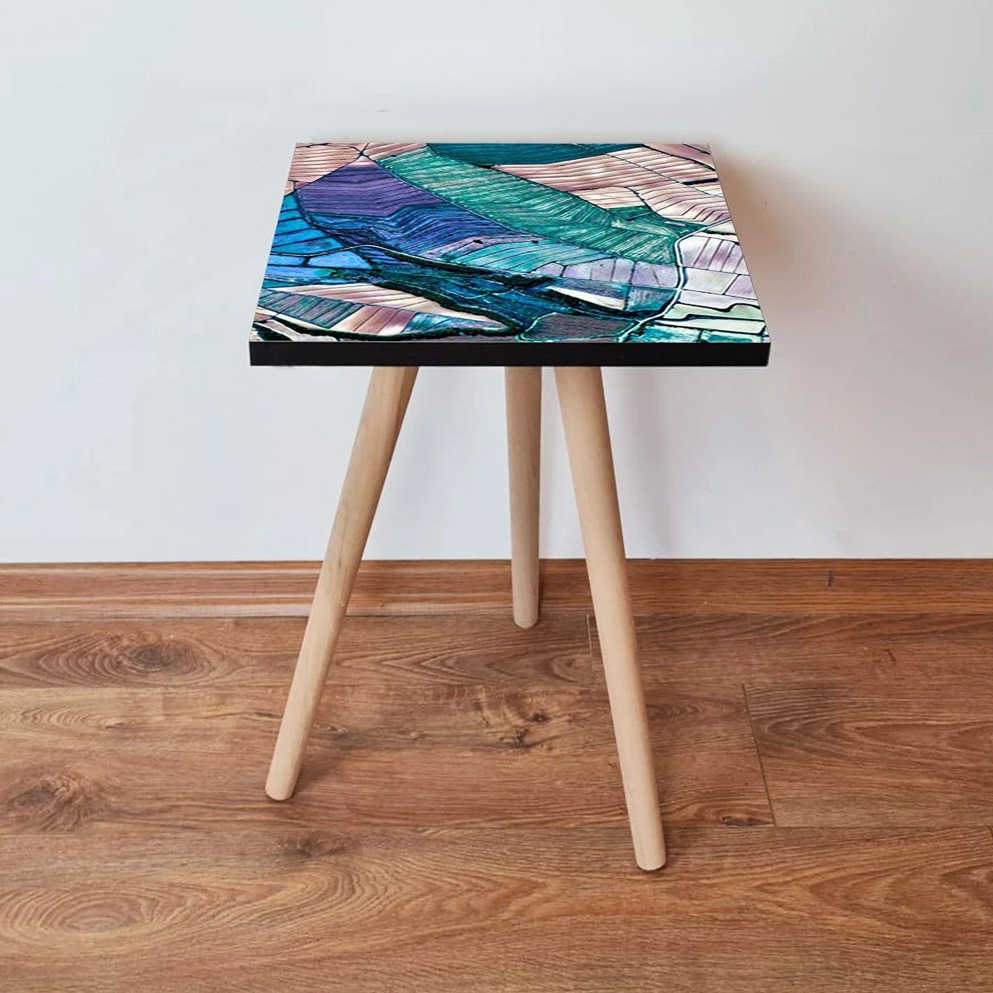 Tavolinë anësore Skye Decor, Shp80, shumëngjyrëshe