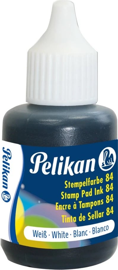 Bojë për vula Pelikan 351502, 30ml, e bardhë