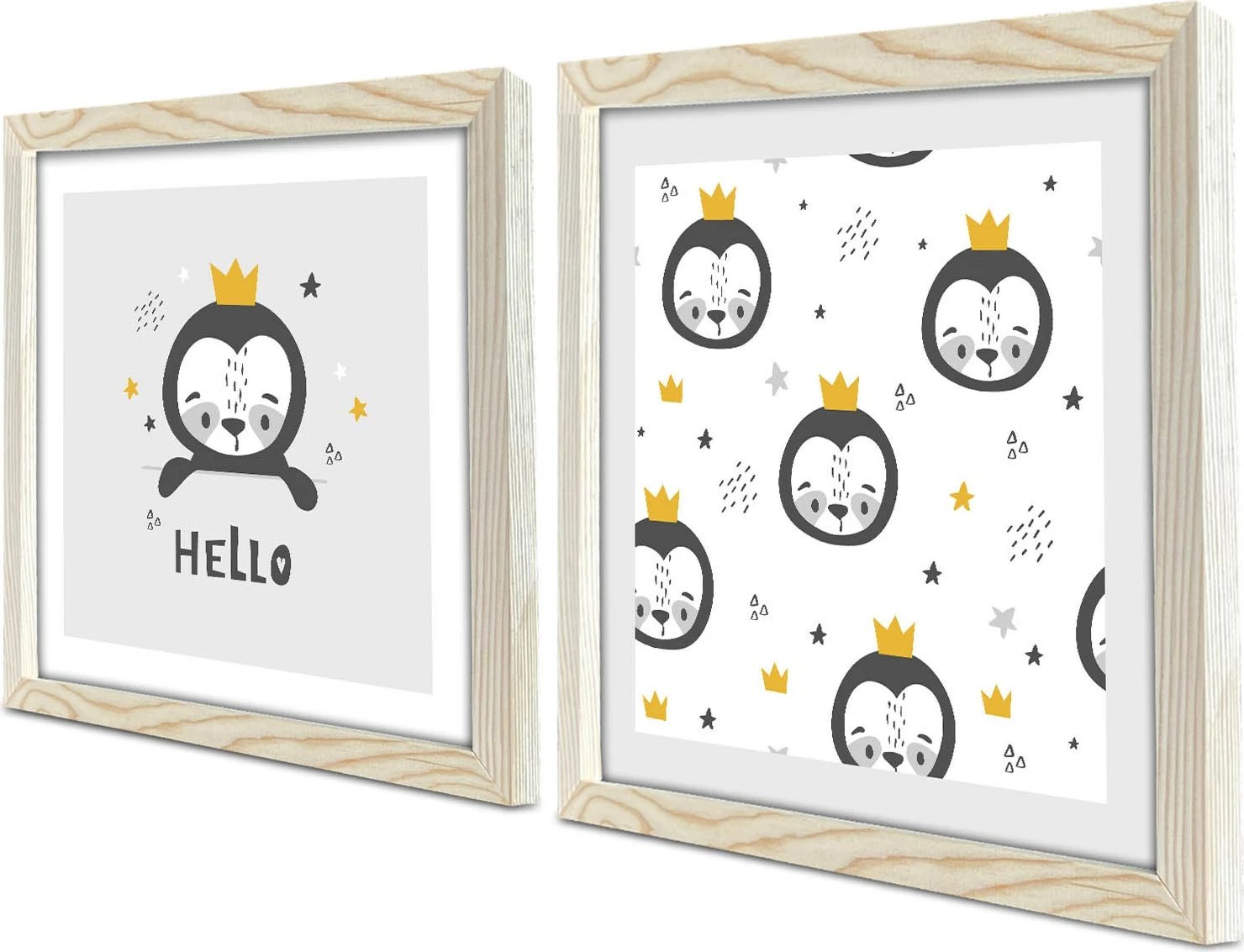 Pikturë dekorative me kornizë MDF (2 copë), Wallity, 2P3333KCT-017