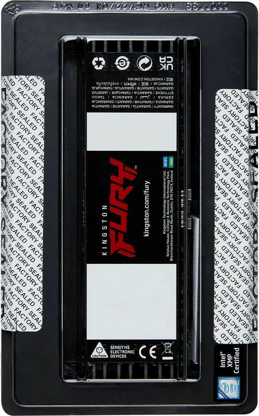 RAM Memorje Kingston FURY Renegade Pro 128GB DDR5 6400MT/s CL32 ECC Reg Kit 8, e zezë