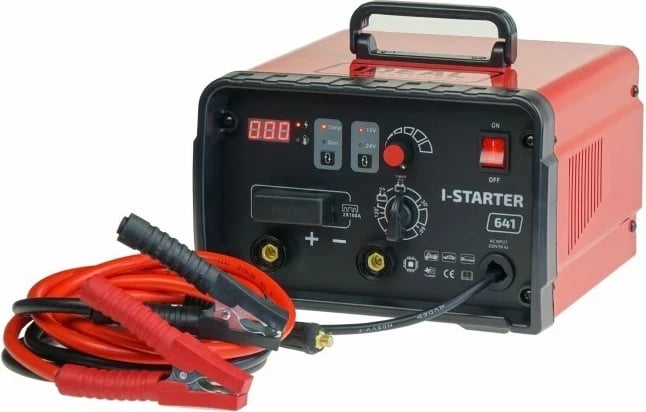 Karikues inverter me startues IDEAL I-Starter 641, 12/24V, i kuq Karikues inverter me startues IDEAL I-Starter 641, 12/24V, i kuq