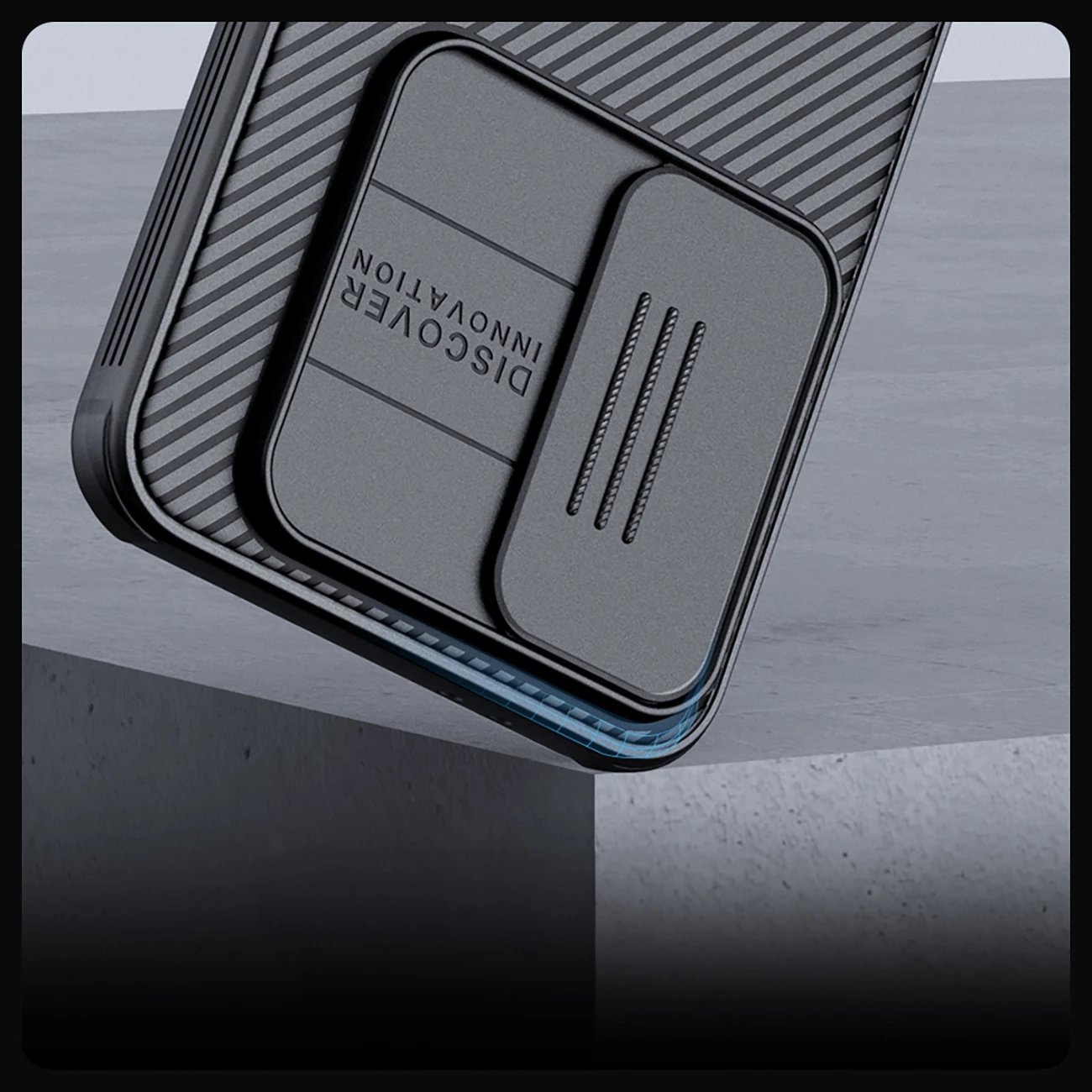 Mbështjellës Nillkin CamShield Pro për Samsung Galaxy S24 FE, i zi Mbështjellës Nillkin CamShield Pro për Samsung Galaxy S24 FE, i zi