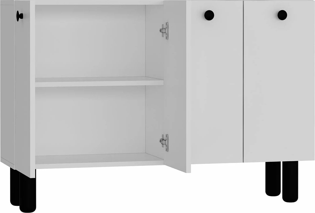 Konsol Skye Decor Ilay Bohem, e bardhë, e zezë