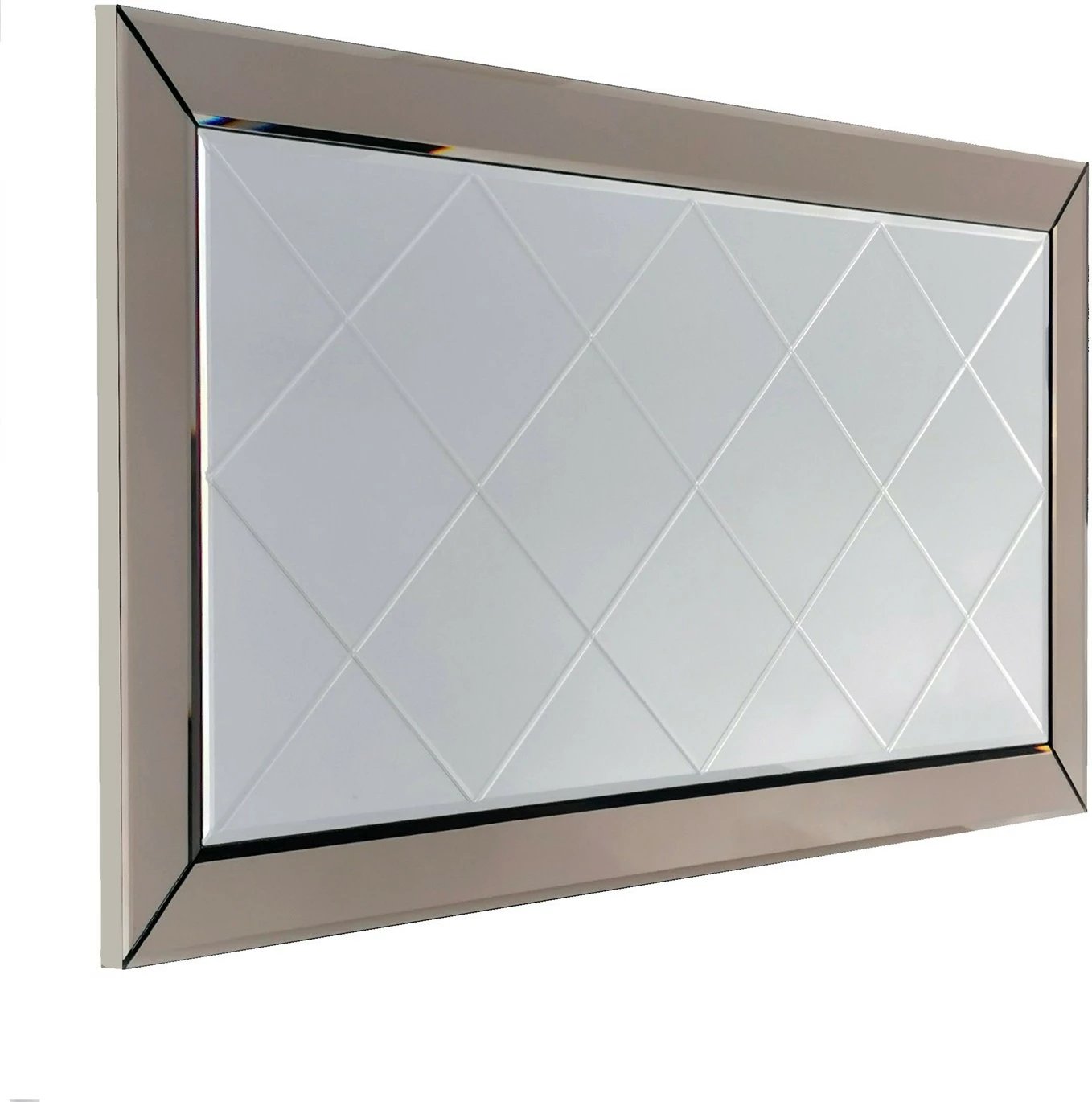 Pasqyrë Hanah Home, A330Y, ngjyrë argjendi, 130x65cm