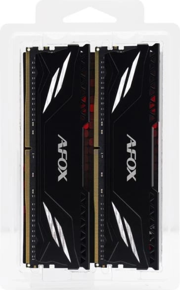 RAM Memorje AFOX GAMING DDR4 2x16GB 3200MHz CL16 XMP2, e zezë