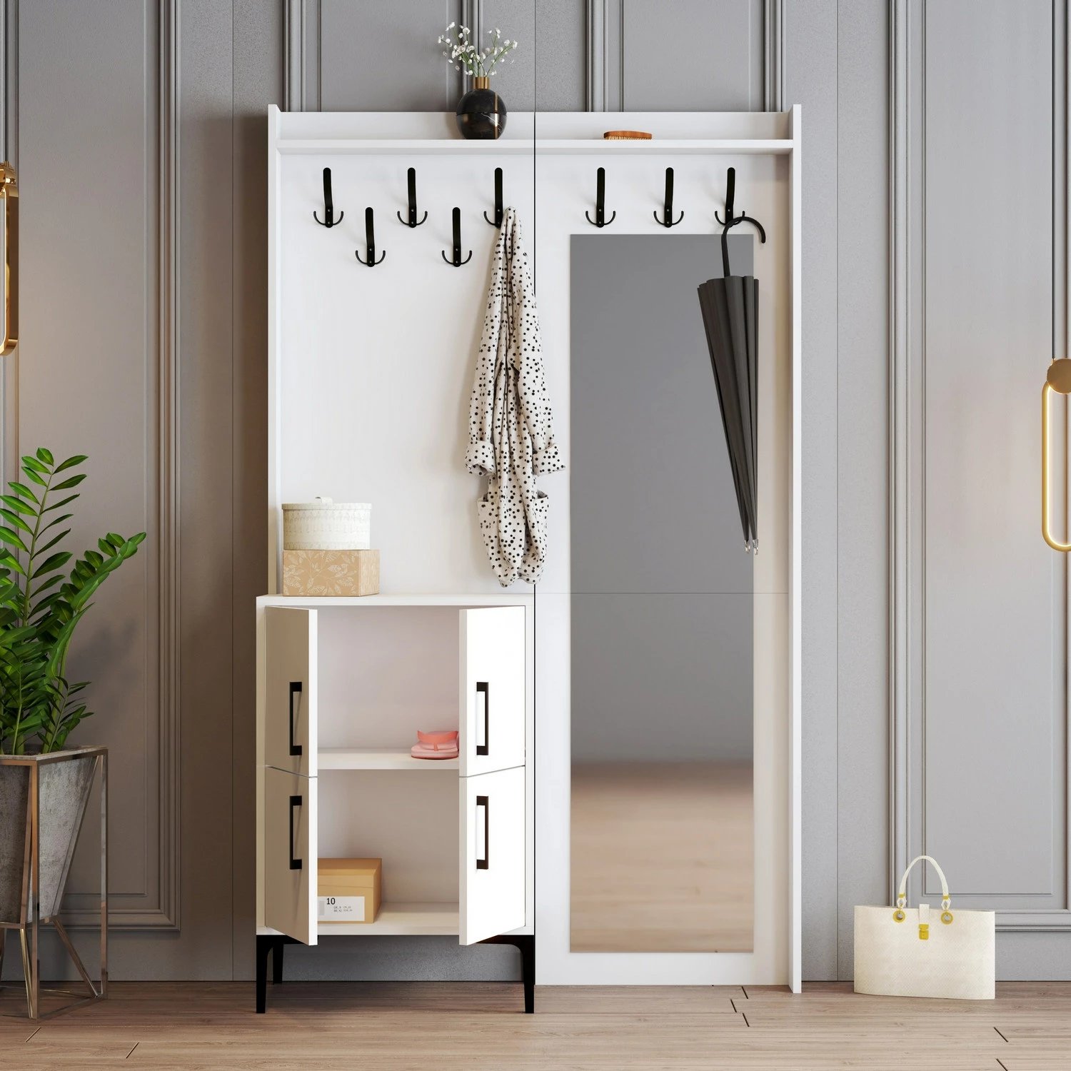 Stendë korridori Berlin BC, e bardhë