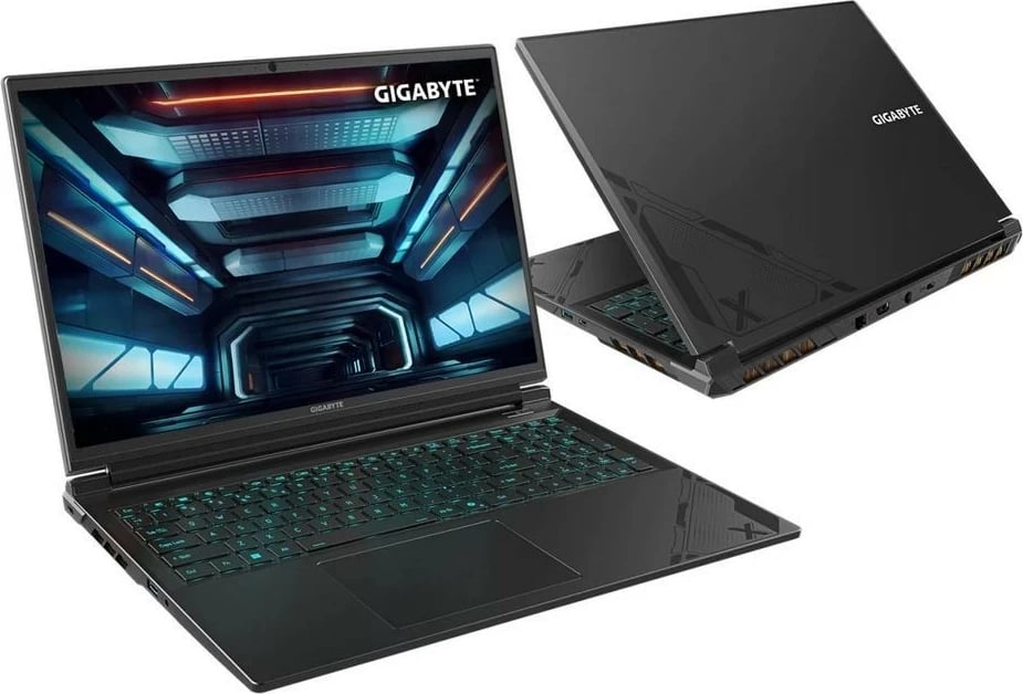 Laptop Gigabyte G6X 2024, i7-13650HX, 16GB RAM, 1TB + 1TB SSD, RTX 4060, 16"-165Hz, pa OS, ngjyrë e zezë