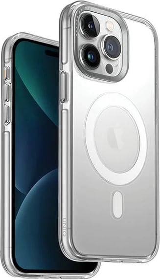 Mbështjellës UNIQ Calio Magclick Charging për iPhone 15 Pro, transparent