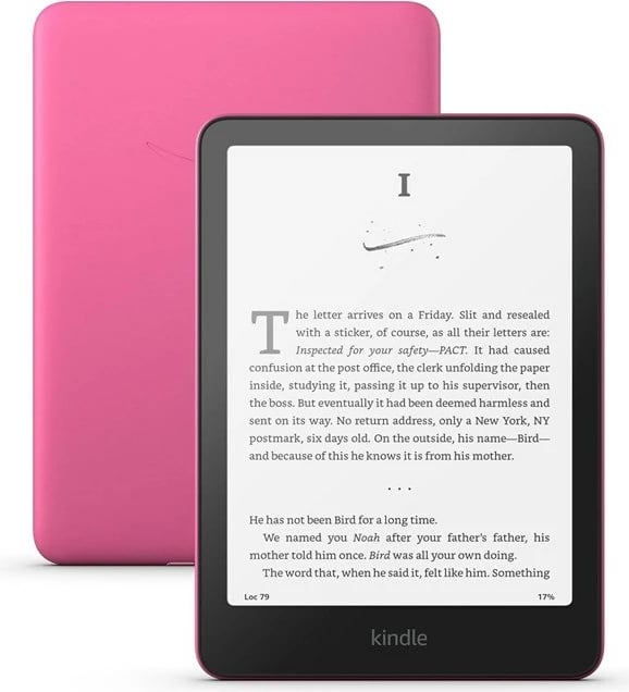 Lexues elektronik Kindle Paperwhite 12th Gen, 7 inç, 16GB, Wi-Fi, Raspberry