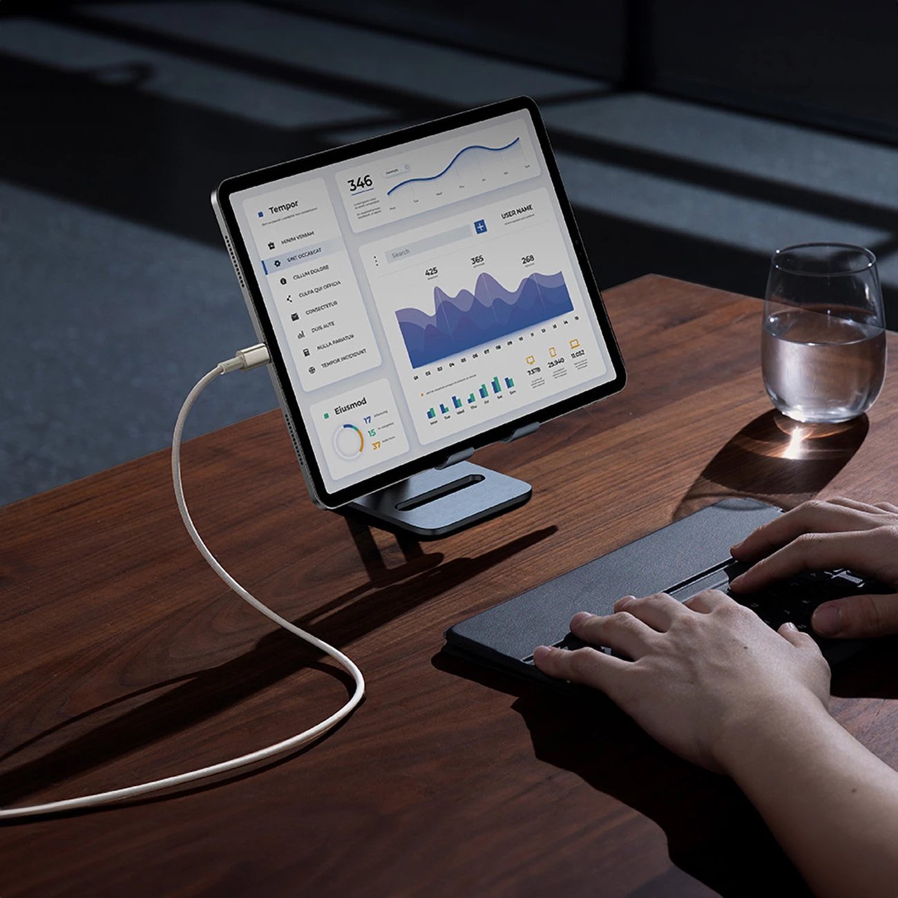 Kabllo USB-C në USB-C Baseus Tungsten Gold, 1m, 100W, Ari