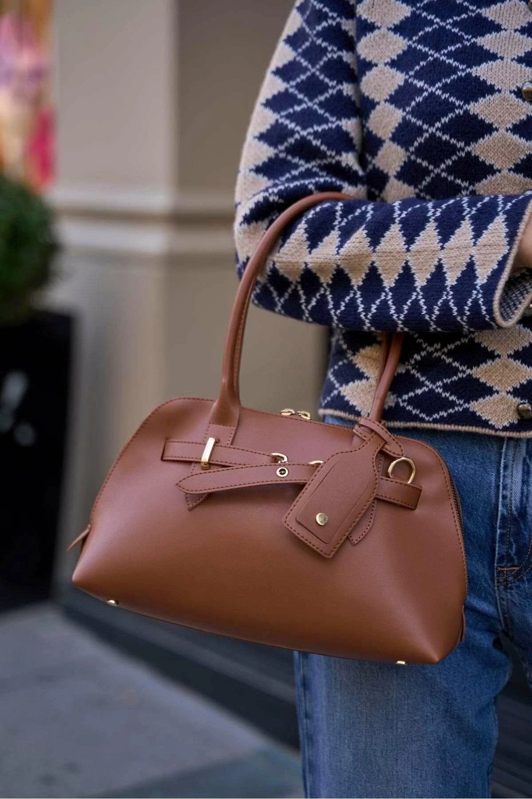 Çantë dore Zoozie Bags, ngjyrë tan, MK1020225SV10-002