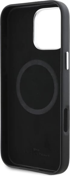 Mbështjellës BMW Sign Full Wrapped Metal MagSafe për iPhone 16 Pro, Zi