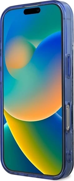 Mbështjellës Guess GUHMP16XH4PYEEB për iPhone 16 Pro Max 6.9", hardcase, MagSafe, blu Mbështjellës Guess GUHMP16XH4PYEEB për iPhone 16 Pro Max 6.9", hardcase, MagSafe, blu