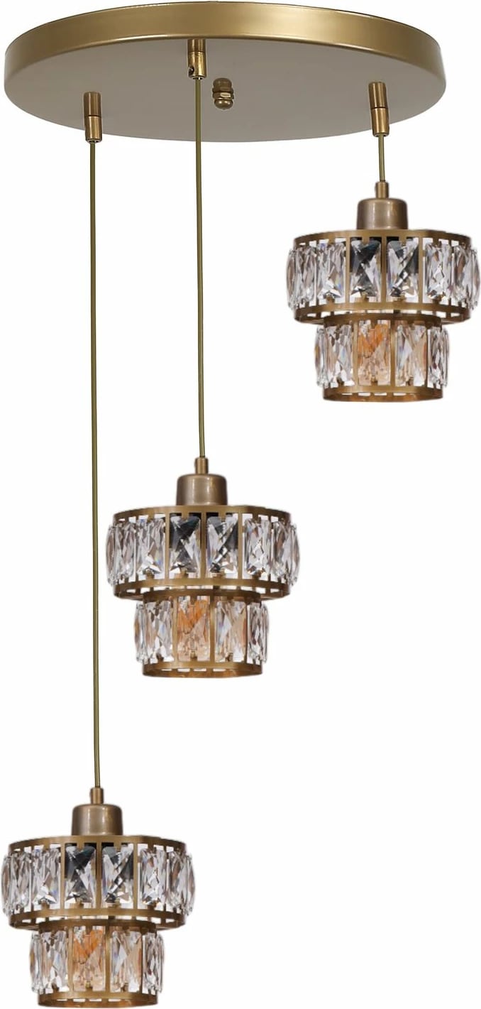 Llambë varëse Opviq, ngjyrë ari, 3 copa, 9039-3