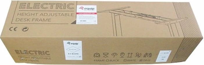 Kornizë tavoline elektrike EQUIP, gri