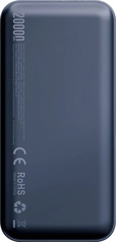Powerbank 3mk PowerHouse 20,000mAh, 3 porta, Blu