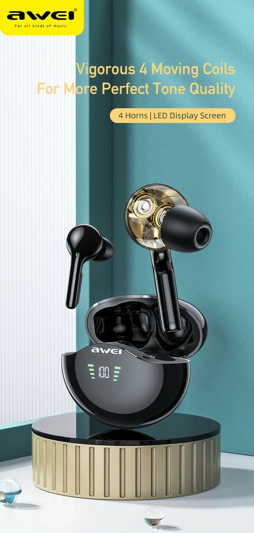 Kufje Me Bluetooth AWEI T12P