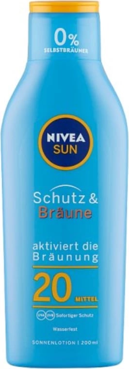 Krem mbrojtës ndaj diellit Nivea Sun 20 SPF, 200 ml