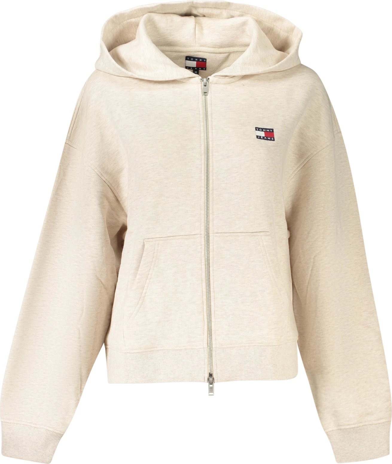 Duks për femra TOMMY HILFIGER zip-up, beige