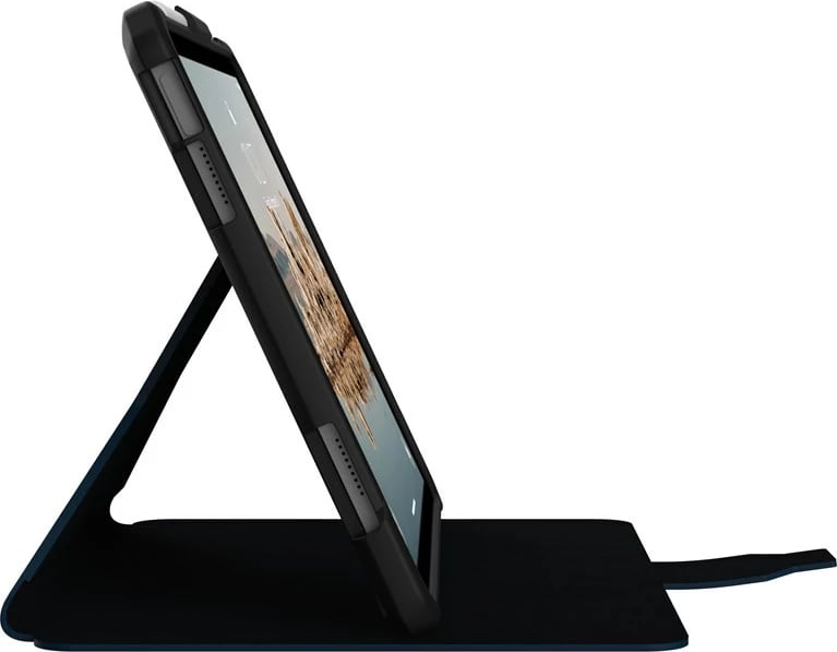 Mbështjellës Urban Armor Gear Metropolis SE për iPad 10.9", poliuretani, zi/kaltër