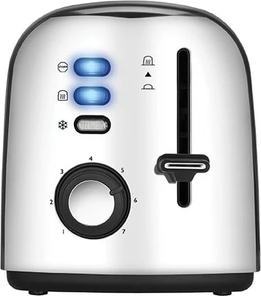 Toaster UNOLD 2er Retro, 2 feta, 7 nivele, inoks