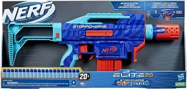 Pistoletë lodër Hasbro NERF Elite 2.0 Stormcharge, Blu