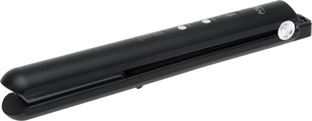 Hekur për drejtim flokësh Adler AD 2327b, qeramik, i zi