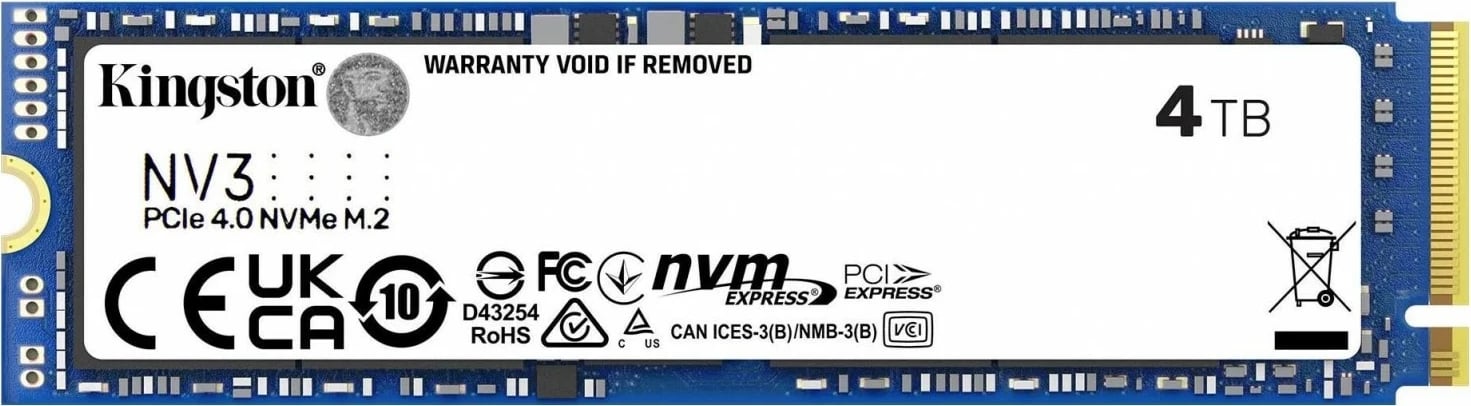 Disk Kingston NV3, 4TB, M.2 PCIe 4.0, NVMe