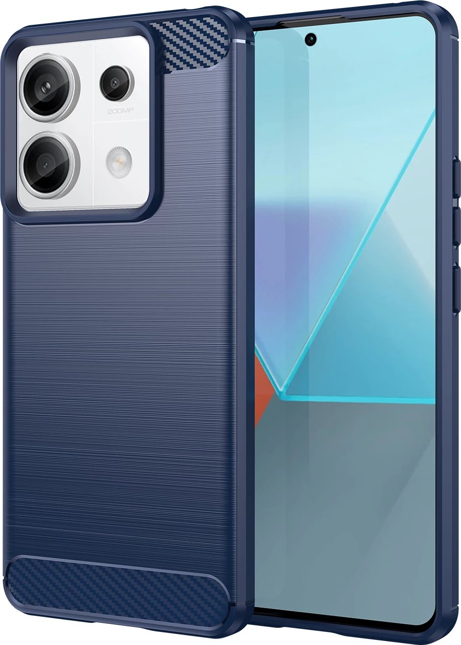 Mbështjellës Hurtel Carbon Case për Xiaomi Redmi Note 13 Pro+, Blu