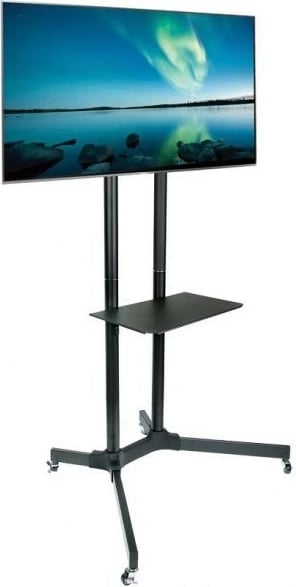 Stojak mobil Techly 309982 për TV/monitor LCD/LED 30-65 inç, 60kg, i zi Stojak mobil Techly 309982 për TV/monitor LCD/LED 30-65 inç, 60kg, i zi