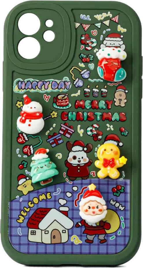 Fotroll për telefon TECH TIME Christmas Edition Deep Green (IP11)