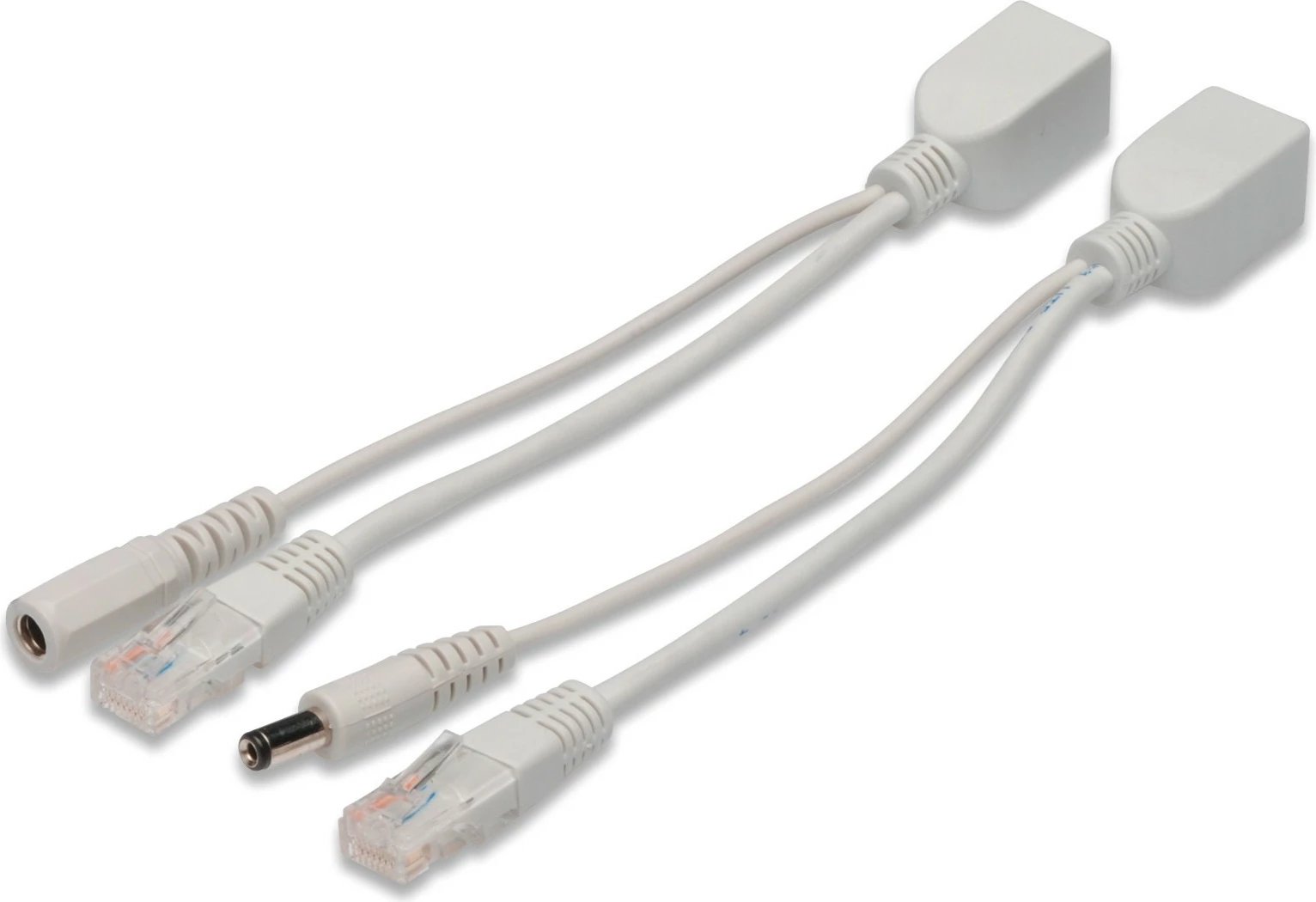 Kabllo/adaptues Digitus DN-95001, RJ-45, DC, e bardhë