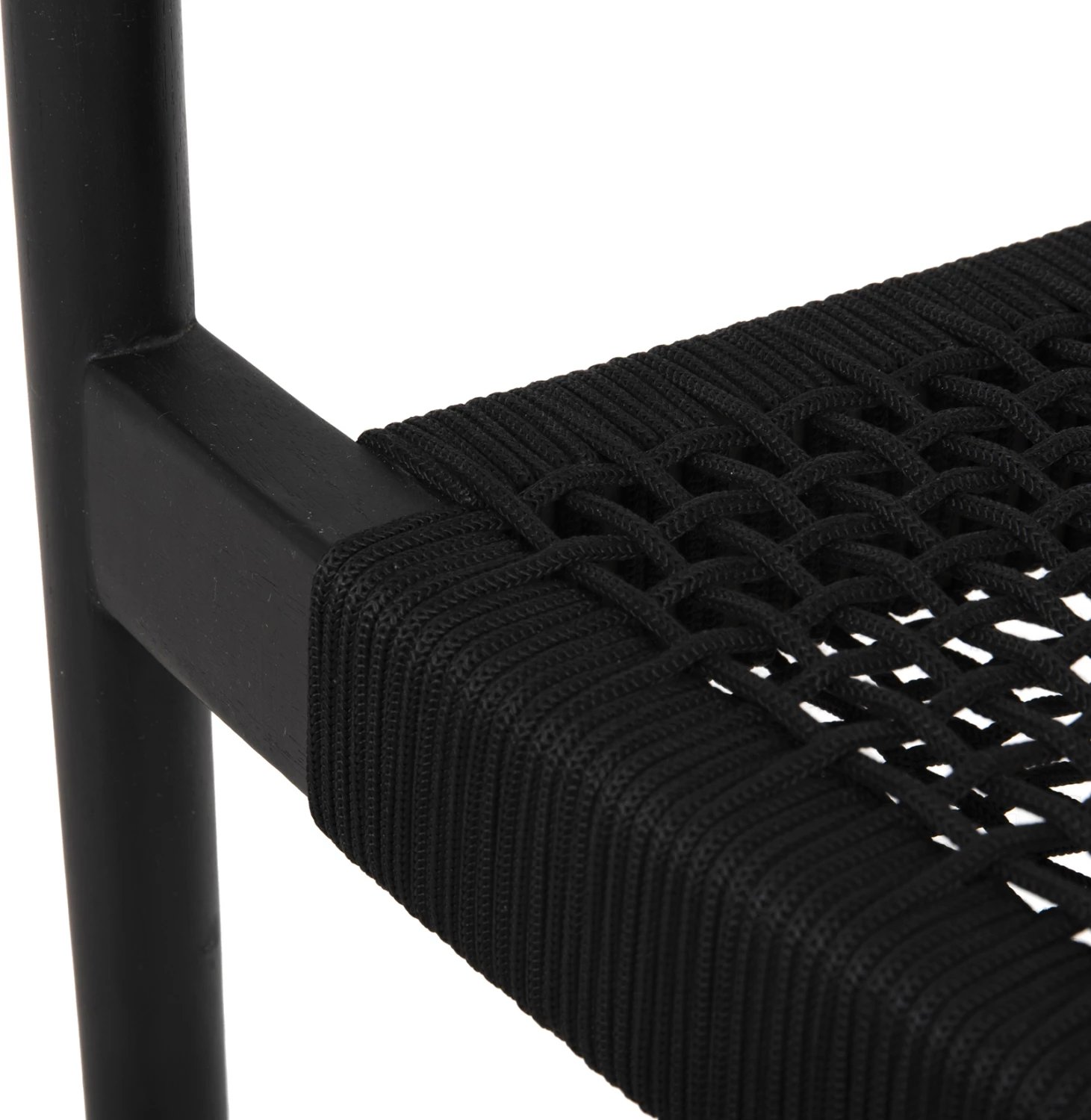 Karrige Oslo FH9636.12 dru tik & litar në të zezë 55x54x80Hcm