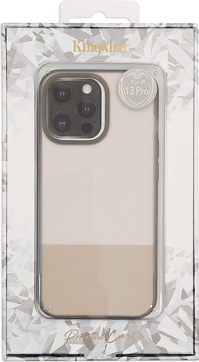 Mbështjellës Kingxbar Plain Series për iPhone 13 Pro Max, silikon, gri Mbështjellës Kingxbar Plain Series për iPhone 13 Pro Max, silikon, gri