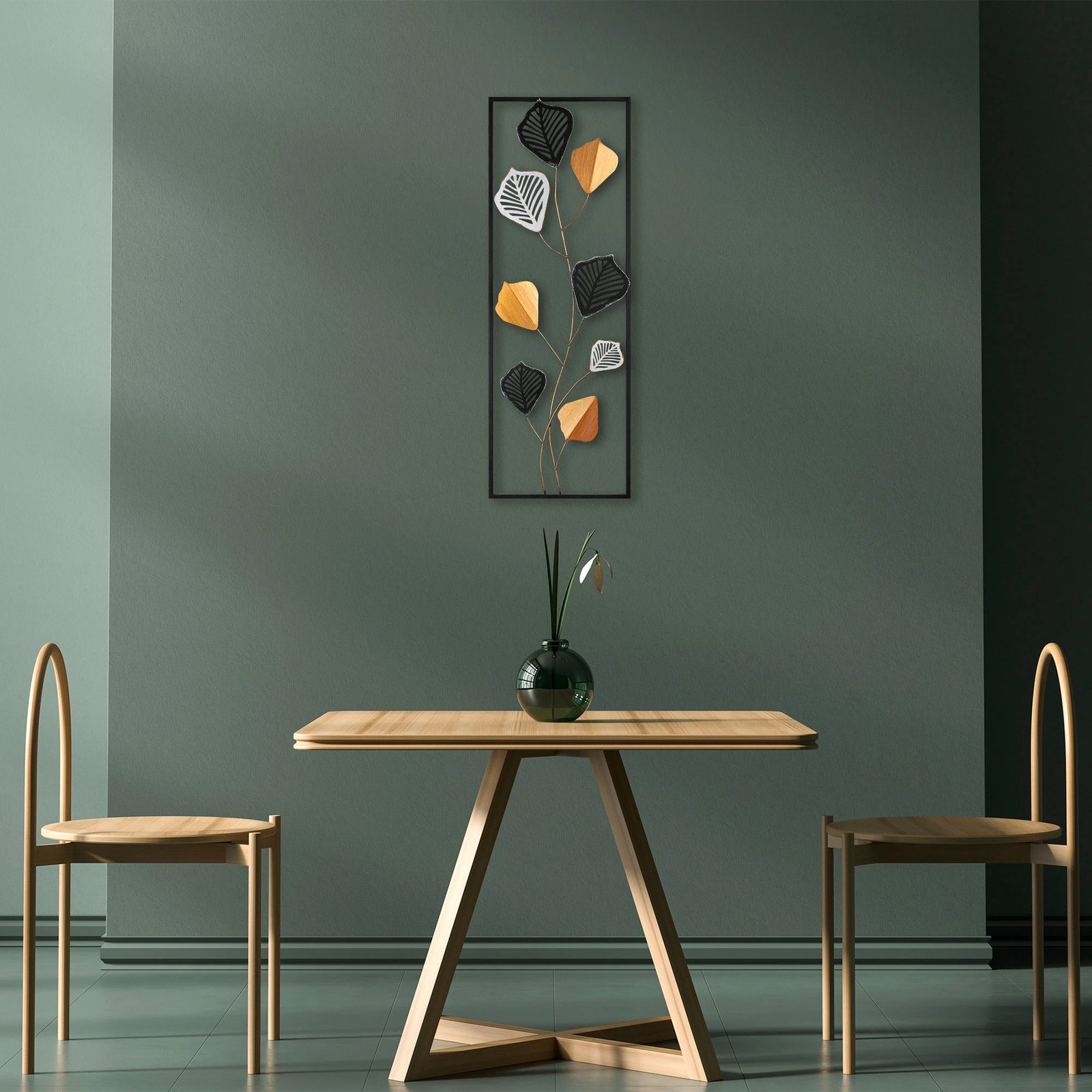 Aksesor dekorativ metalik për mur, Wallity, Crabtree, shumëngjyrësh